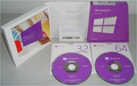 ►In OVP Microsoft Windows 8.1 Vollversion 32 64 Bit DE DVD 8 kein OEM WN7-00925