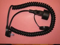 VERLÄNGERUNGSKABEL SPIRALKABEL WENDELLEITUNG KABEL SCHWARZ 3x1,5 qmm