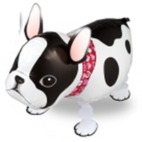 Folienballon Airwalker Bull Dog Luftballons Luftballon Folienballons