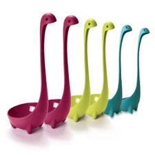 6 Pack Cute Nessie Ladle Loch Ness Monster Design Upright Dinosaur Spoon Kitchen