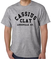 CASSIUS CLAY LOUISVILLE MUHAMMAD ALI BOX FITNESSSTUDIO GESCHENK T-SHIRT