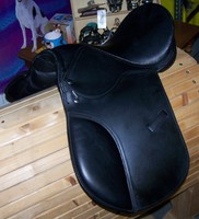 Ponysattel "London" / Leder / 15 Zoll