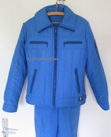 Skianzug Glanznylon Latzhose Oldschool 40 shiny nylon Schneeanzug Retro 70er 80