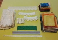 Großes stoffpaket und Stoffreste