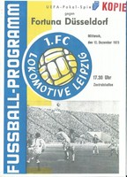 EC 1973/74 Kopie/Reprint Lok Leipzig - Fortuna Düsseldorf