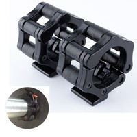 50MM LANGHANTEL COLLAR KLEMMRINGE SPINLOCK HANTELSTANGEN GEWICHT SCHLOSS X 2