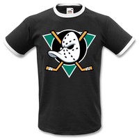 Mighty Ducks T-Shirt Schwarz/Weiß