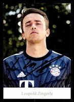 Leopold Zingerle Autogrammkarte Bayern München II 2014-15 Original Signiert