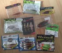 Großes Gummifisch Sortiment, LK-Gummifische, Fox-Rage, Gunki, Balzer, Quantum