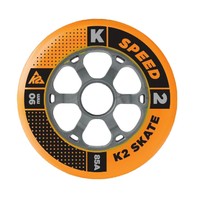 K2 Inliner Rollen Set 4 Stück 90mm 85A für Inline Skates Fitness Skates Skating