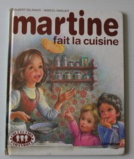MARTINE Fait la Cuisine French BOOK Gilbert Delahaye / Marcel Marlier 1986