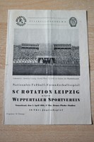 05.04.1958 SC Rotation Leipzig - Wuppertaler SV Freundschaftsspiel