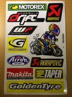 Aufkleber Set SUPERMOTO #107 SuMo Racing Rennsport Drift Sticker USA Tuning NEU