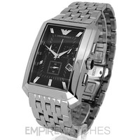 *NEW* MENS EMPORIO ARMANI CHRONOGRAPH STEEL WATCH - AR0474 - RRP £299.00