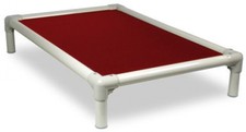 Kuranda Almond Pvc Chewproof Dog Bed - Medium (35x23) - Ballistic Nylon -