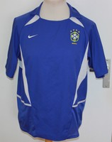 VINTAGE BRASILIEN BRAZIL 2002-2004 NIKE TRIKOT Gr M AUSWARTZ