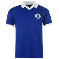 Score Draw Everton 1978 Heim Herren Kurzarm Fußball Trikot T Shirt Sportshirt