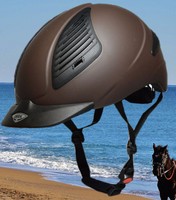 UVEX Exxential braun, alle Größen, Reithelm Uvex Exxential, Reitkappe Uvex 