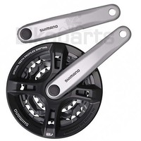 Shimano Kurbel Garnitur FC-M 171 42/34/24 / 170mm / 4-kant KSS silber/schwarz