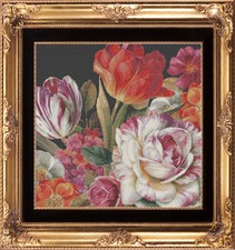 Vibrant Still Life Floral~Delica Bead Peyote Pattern Only