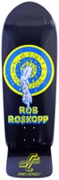 SANTA CRUZ Roskopp Target 1 Black Oldschool Deck- Skateboard Longboard  