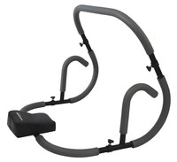 Tunturi AB-Trainer Bauchmuskel Trainer Bauch Rolle Sixpack schwarz/grau
