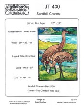 Kelleher's Stained Glass Studio "Sandhill Cranes"