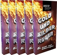 Nico Gold- u. Silberregen, Handfontänen,Kinderfeuerwerk