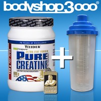 (39,98€/kg) Weider Pure Creatine 600g Creapure Creatin - Gratisshaker