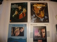  LOT 10 CED VideoDisc Movies RCA Selectavision Capacitance Discs SEALED