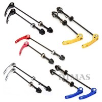 2x Schnellspannachse Fahrrad Sicherheits Schnellspanner Spannhebel NEU