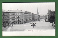 AK GERA Thüringen Rossplatz mit Trinitatiskirche