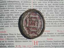 Vatican reliquary 1700s 1st class relic True Cross 12 Saints blessed Virgin Mary