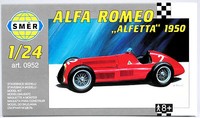 SMER Alfa Romeo Alfetta 1950, historischer Formel 1 Rennwagen, Bausatz 1:24