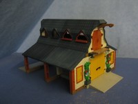 Erweiterung 3072 doppelt gr Bauernhof Gebäude Mega zu 5119 6120Playmobil 8447