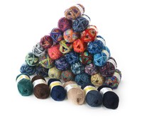 Sockenwolle uni Schurwolle 75% superwash 4-fädig Wolle stricken Strumpfgarn