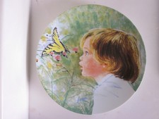 New The Edwin M. Knowles China Co. - 1986 - "Wonderment" by Frances Hook 775A