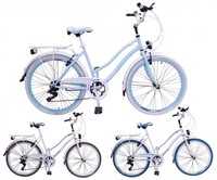 26 ZOLL DAMEN CITYRAD VERANO DAMENRAD CITYFAHRRAD CITY BIKE 6 GANG SCHALTUNG 
