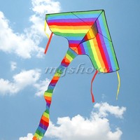 Kinderdrachen Drachen Regenbogen Flugdrachen Einleiner Lenkdrachen Kite + String
