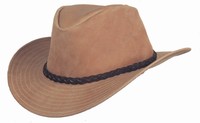 Hut Westernhut Cowboyhut Lederhut Country Rugged Earth »BRADMAN« Braun Sand
