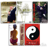 5 Meditation und Wellenss DVD Set - Qi Gong Reiki Tai Chi Chuan Yoga - Neu + OVP