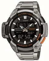 Casio Sportuhr SGW-450HD-1BER Outdoor Armbanduhr Edelstahlband
