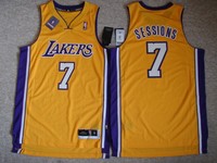 NBA Trikot/Jersey Revolution30 Swingman LOS ANGELES LAKERS Sessions #7 gelb