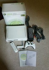 Microsoft Xbox 360 Pro 20 GB Matte White Console Bundle w/ Wifi & Media Remote
