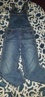Gap Kids girls dark denim overalls, size 5. Perfect for fall