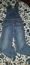 Gap Kids girls dark denim overalls, size 5. Perfect for fall