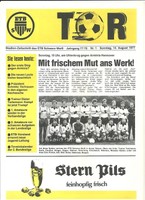 Programm  77/78  Li   Schwarz Weiß Essen - Arminia Hannover 