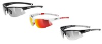 Uvex Sonnebrille Sportbrille Radical Pro Weiss Rot 