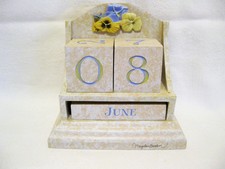 Marjolein Bastin Pansy Perpetual Calendar Natures Sketchbook - Hallmark