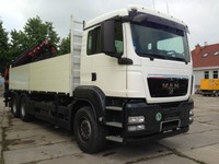 3-Achser LKW MAN TGS 33.440 6x4 BL mit Ladekran Palfinger 40002-EH F Bj: 2011 